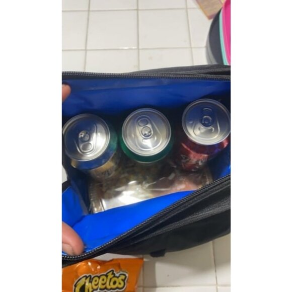 Freezable Lunch Bag, Black, Built with Eco Freeze Technology, Foldable - Picture 4 of 4